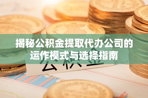 老河口揭秘公积金提取代办公司的运作模式与选择指南