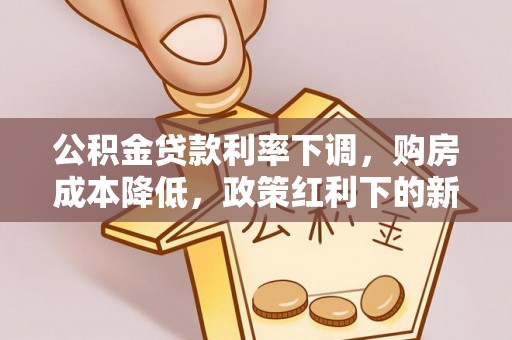 老河口公积金贷款利率下调，购房成本降低，政策红利下的新机遇