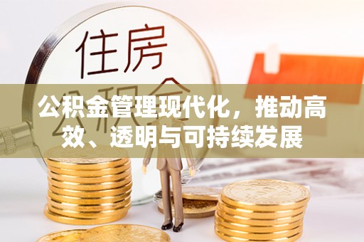 老河口公积金管理现代化，推动高效、透明与可持续发展