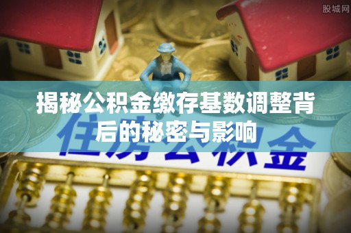 老河口揭秘公积金缴存基数调整背后的秘密与影响