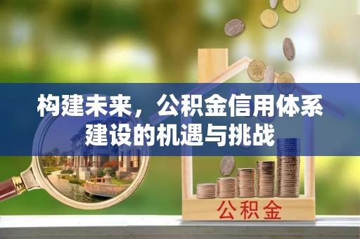 老河口构建未来，公积金信用体系建设的机遇与挑战