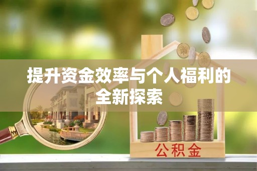 老河口提升资金效率与个人福利的全新探索