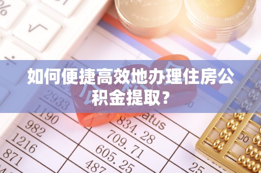 老河口如何便捷高效地办理住房公积金提取？