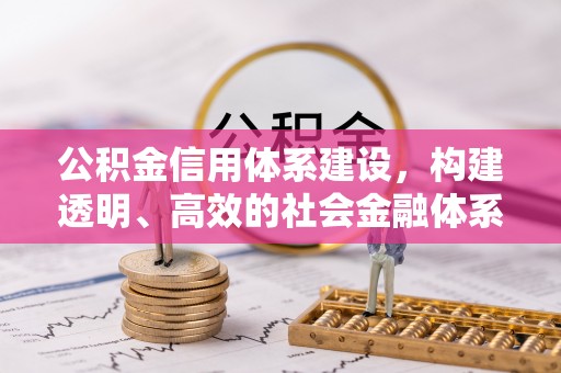 老河口公积金信用体系建设，构建透明、高效的社会金融体系